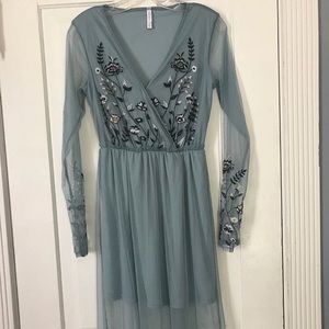 Light blue xhilaration dress
